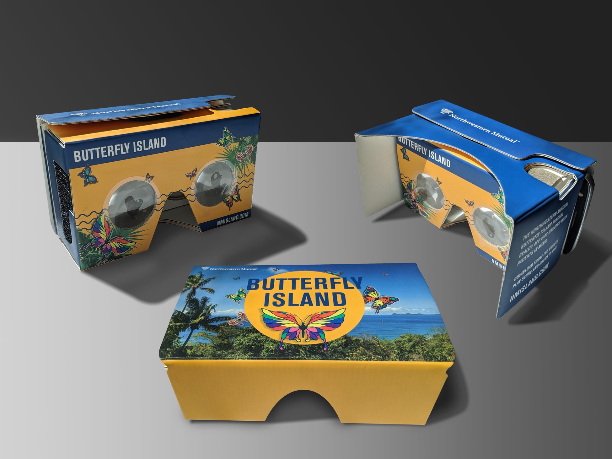 3-D viewer for the Butterfly Island app developed for the Northwestern Mutual Foundation