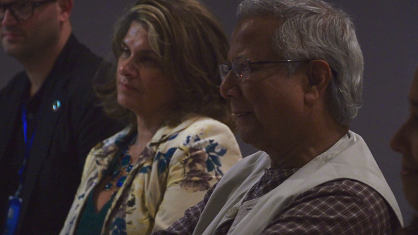 Nobel Peace Prize Winner and creator of Social Business Professor Muhammad Yunus making a cameo in our film! #professoryunus #socialbusiness #documentary #womanmakingfilms #nobelpeaceprize #charitable #PSkitchen #filmstills