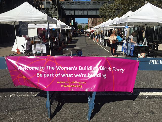 Our film character Sharon Richardson participating in the 2nd annual women's building block party serving food to visitors! The women's building was once a women prison to held women down and now it is repurposed to lift women up. Sharon herself live