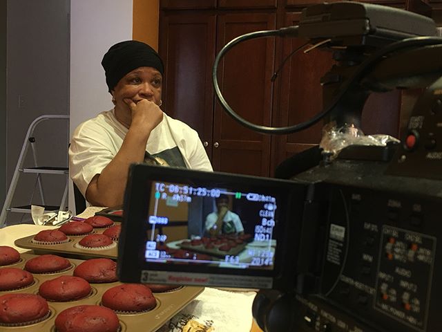 Sharon taking a break from preparing another catering event at her new transitional home #justsoulcatering #radicalgenerosityfilm #documentary #hourchildren