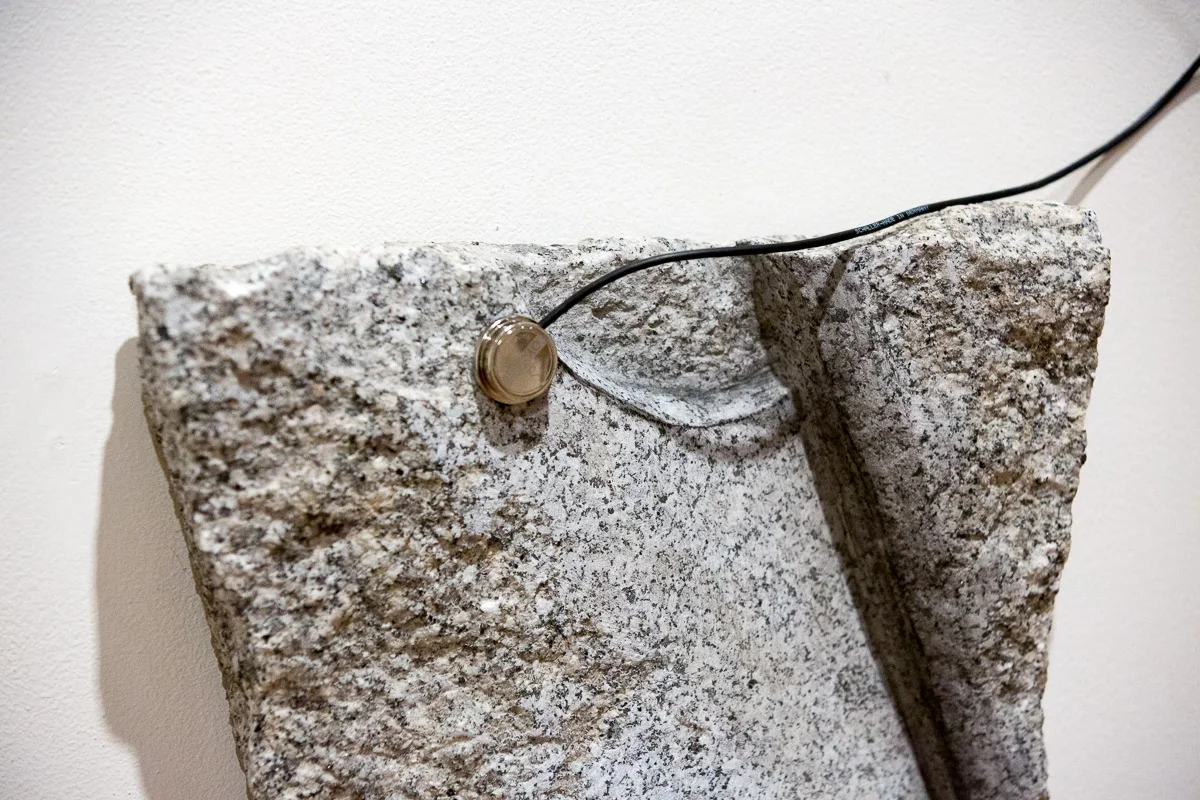 Fayen d’Evie and Bryan Phillips, ‘Reading ‘Sequence’ / Tactile Re-call,’ 2018. With Seeing Hands , Incinerator Gallery, 7 Apr - 20 May. Photo by Nicola Dracoulis.