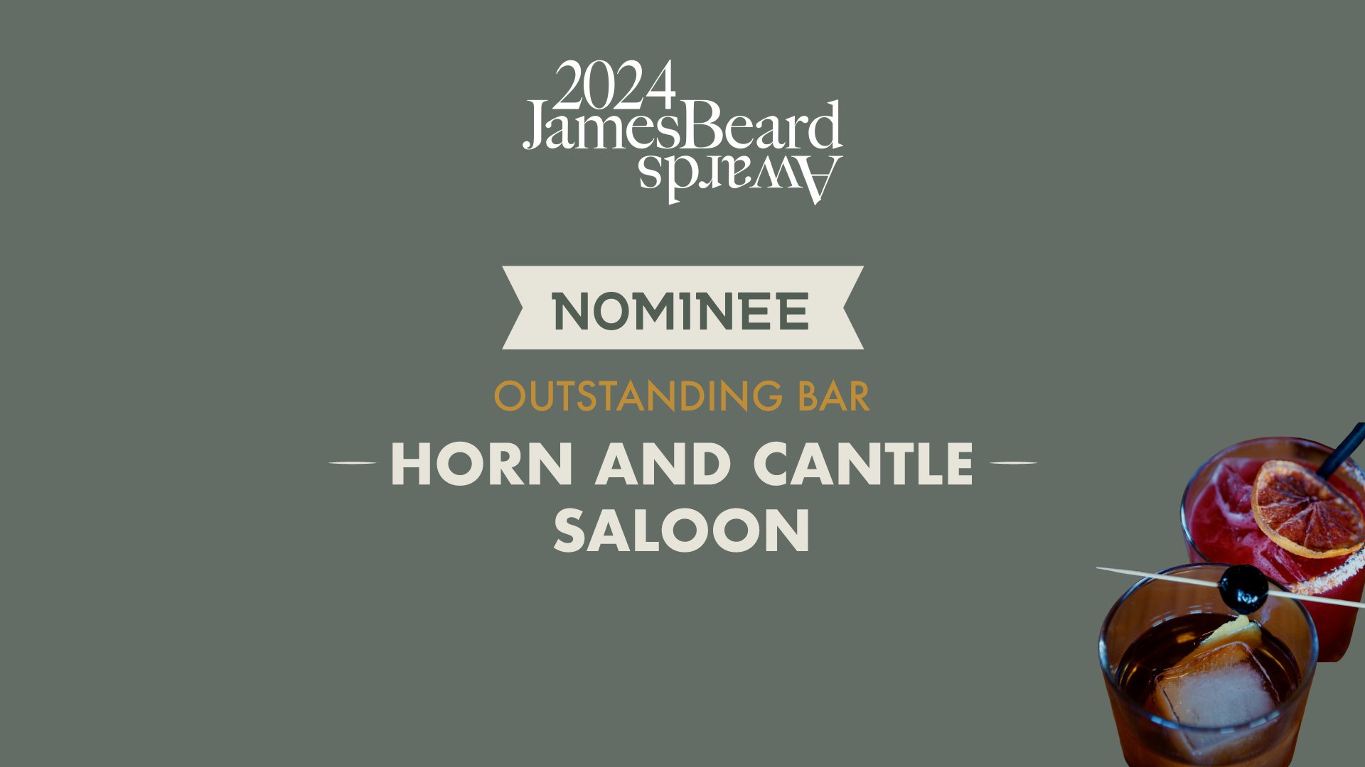 Horn and Cantle: James Beard Outstanding Bar Nominee