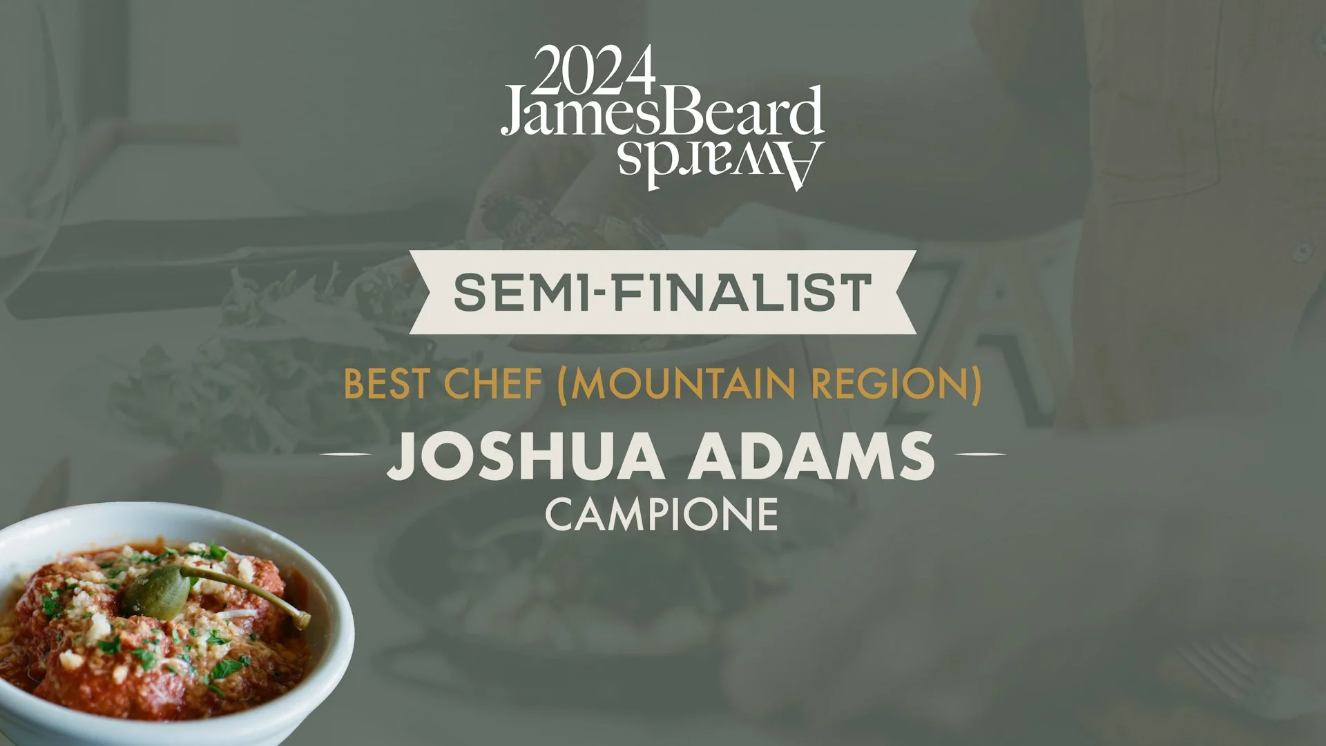 Meet Joshua Adams, James Beard Semi-Finalist Chef at Campione in Livingston, Montana!