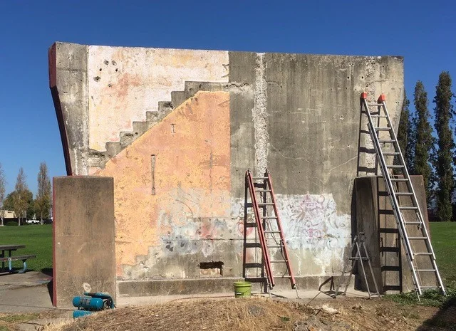 Rear View Under Restoration Fall of 2018