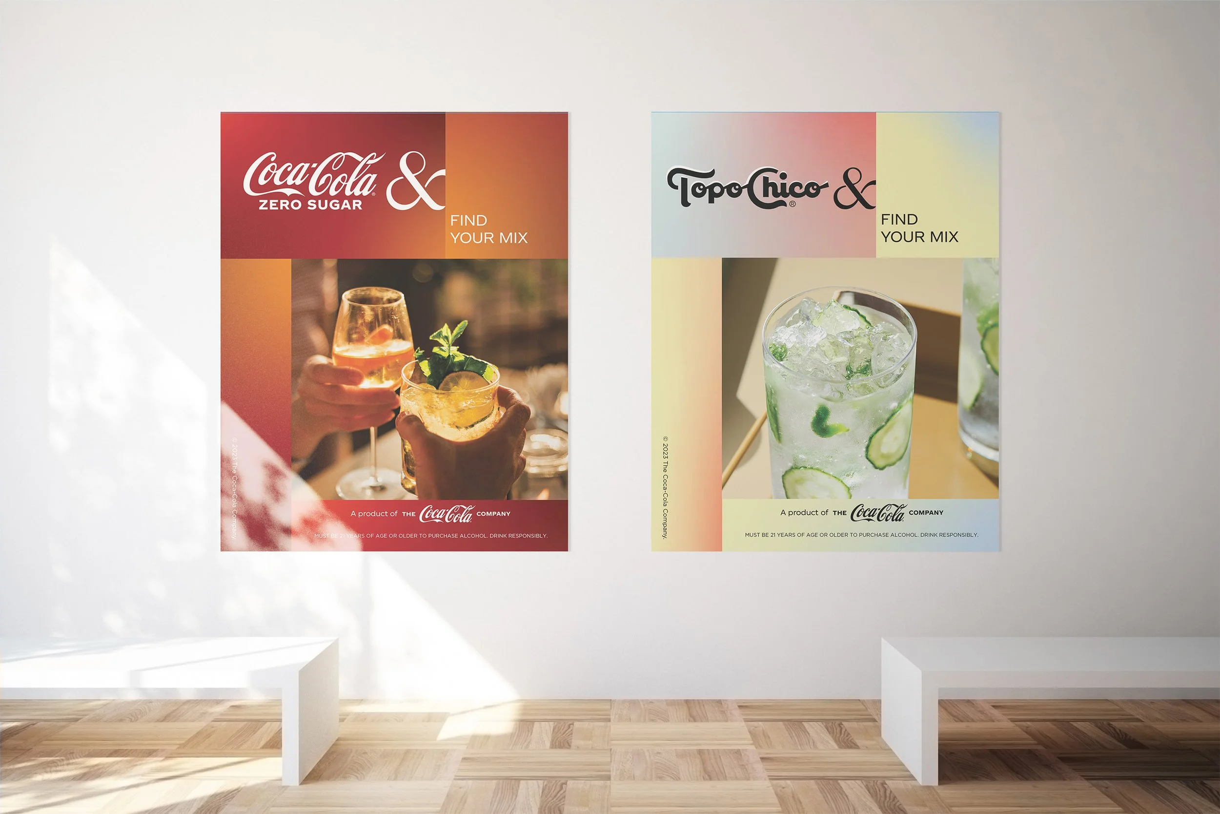 Coca-Cola + Topo Chico Mixology Poster