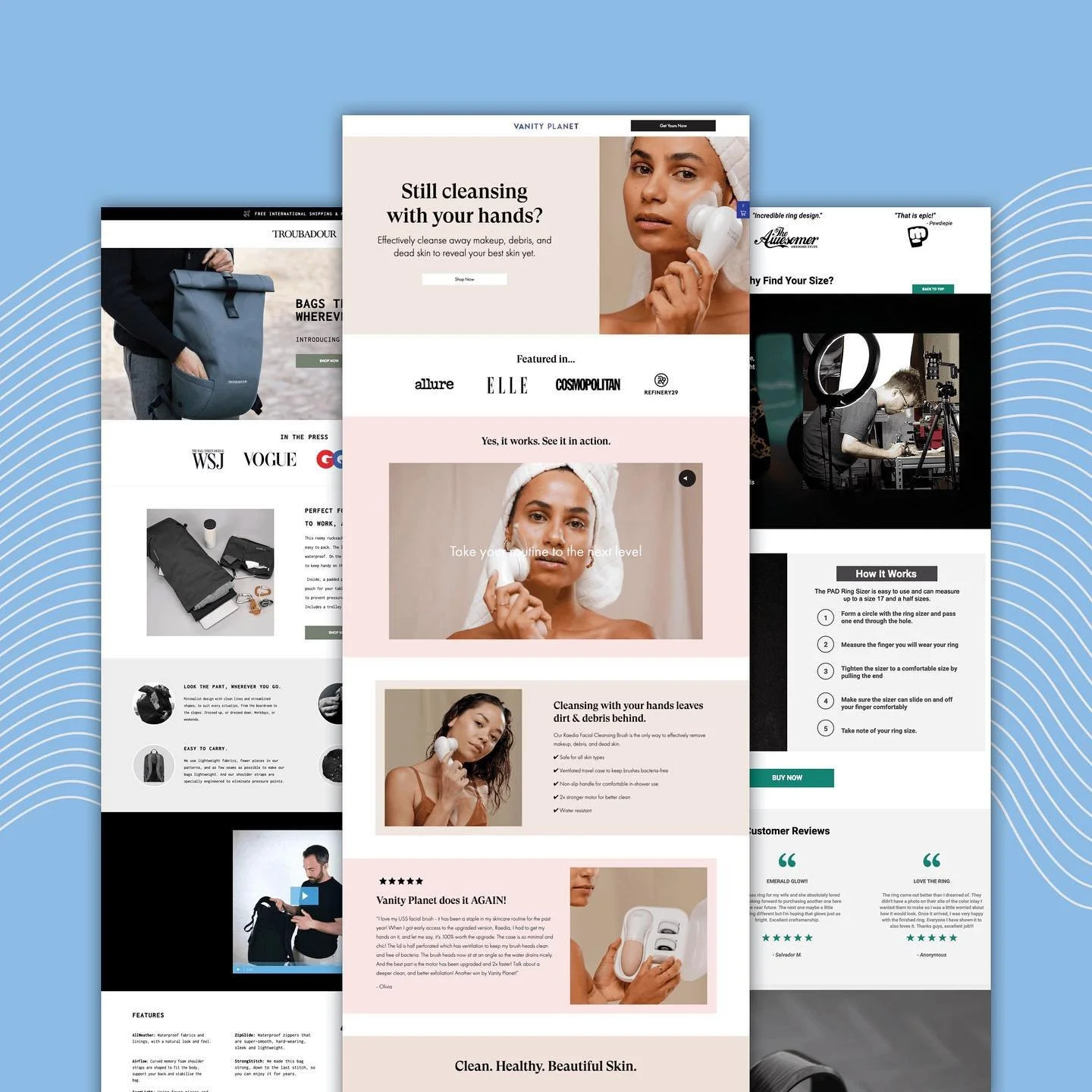MuteSix Client Landing Pages