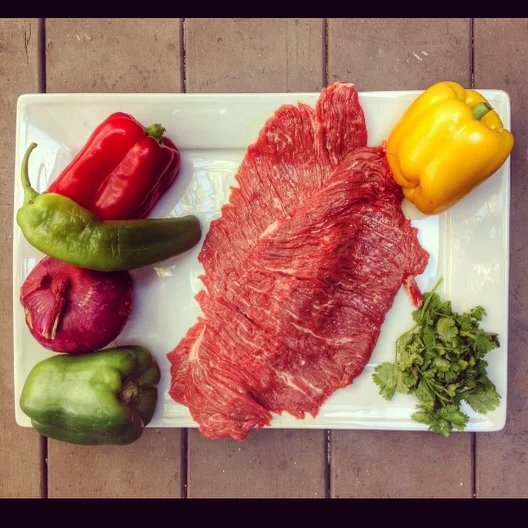 Wild Game Skirt Steak Fajitas