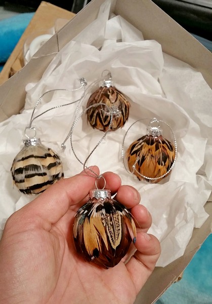 A set of miniature ornaments I created that took lots of love, time, and care.