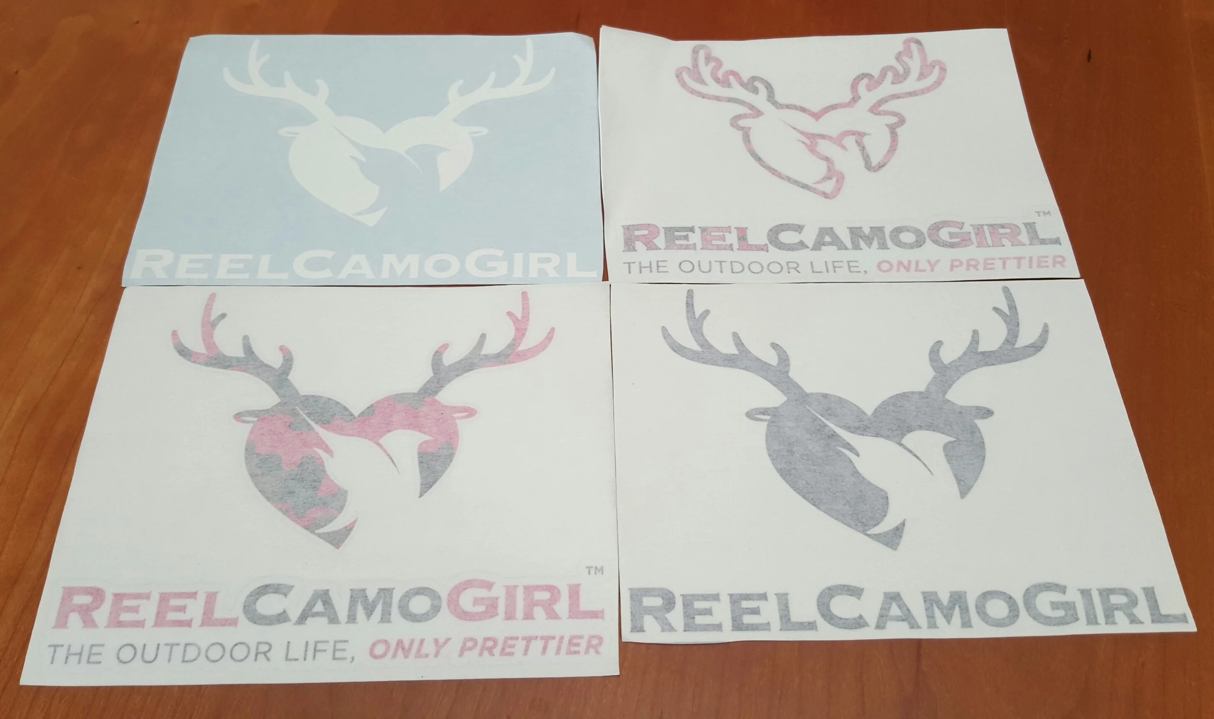 ReelCamo Girl Decal