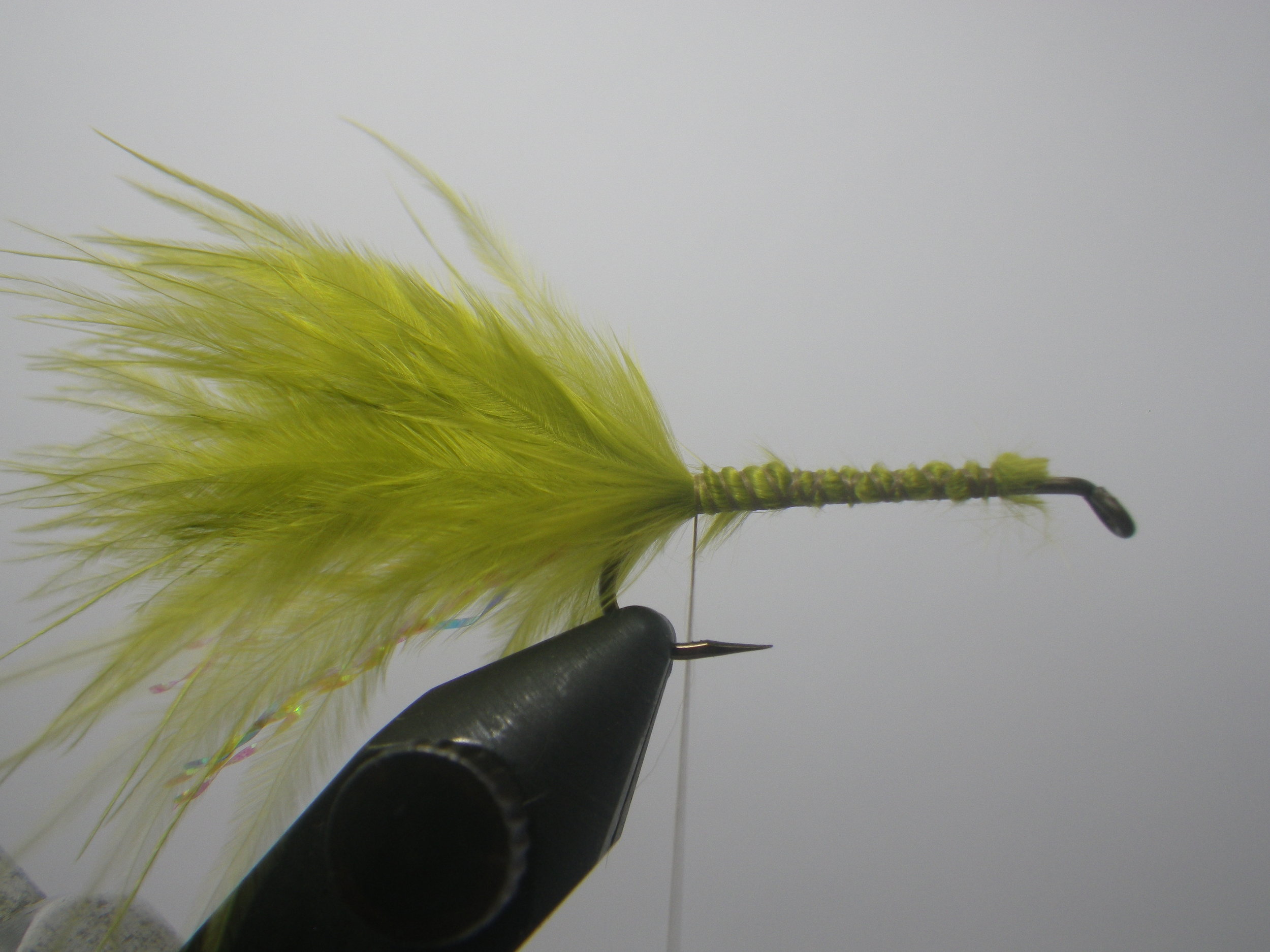 Details about   2pcs Wooly Bugger Fly Fishing Fliegen weiß gelb