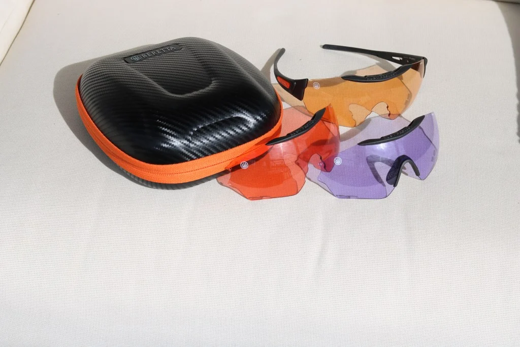 Three different color lens for changing outdoor conditions
