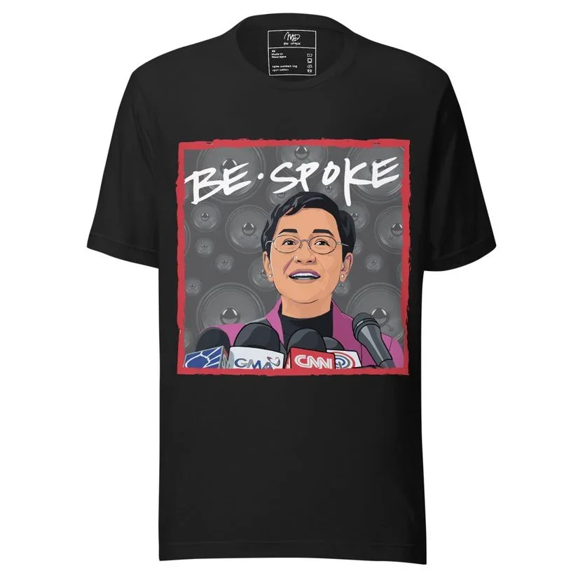 Maria Ressa Be*Spoke | Unisex Crew-Neck T-shirt | From $19.00