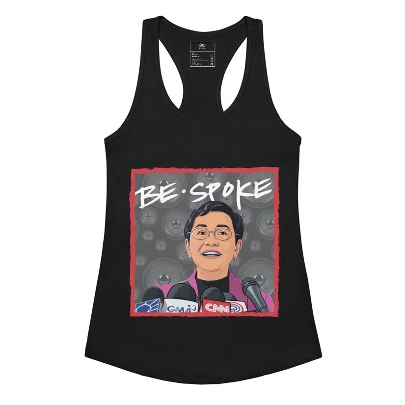 Maria Ressa Be*Spoke | Women’s Fitted Racerback Tank | From $14.24