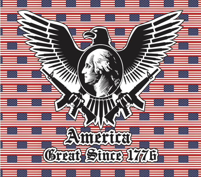 America Great Since 1776 Car Decals - 3 Pack