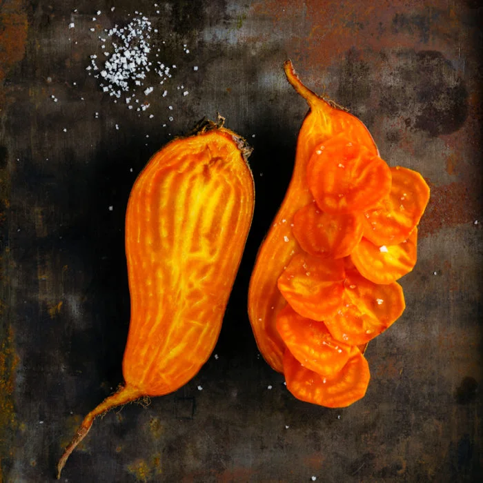 Row 7’s flame beet. Photo credit: Johnny Autry