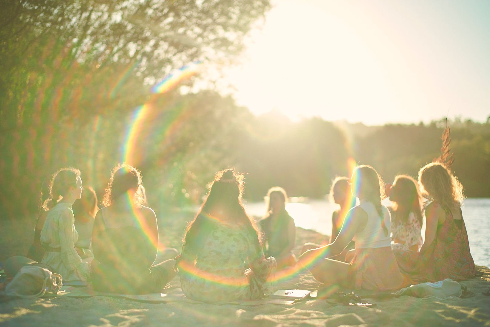 Down by the river beach