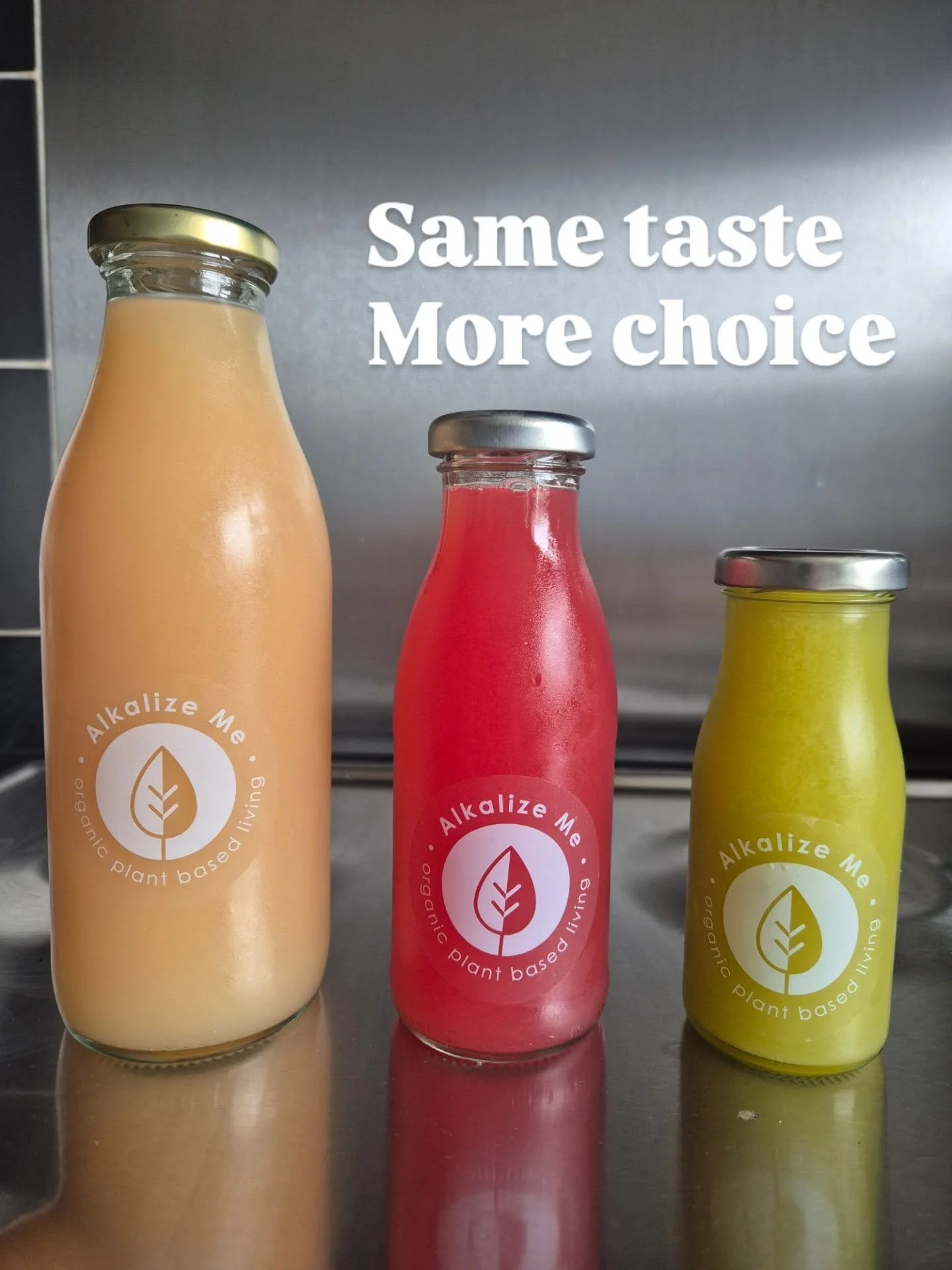Great news! ✨️💚
We listened to you and have added both our mini bottles and larger bottles to the menu! 
You now have a choice of 156ml for those grab and go moments, 265ml the OG juice, or 545ml for when you need something to fuel you for longer!