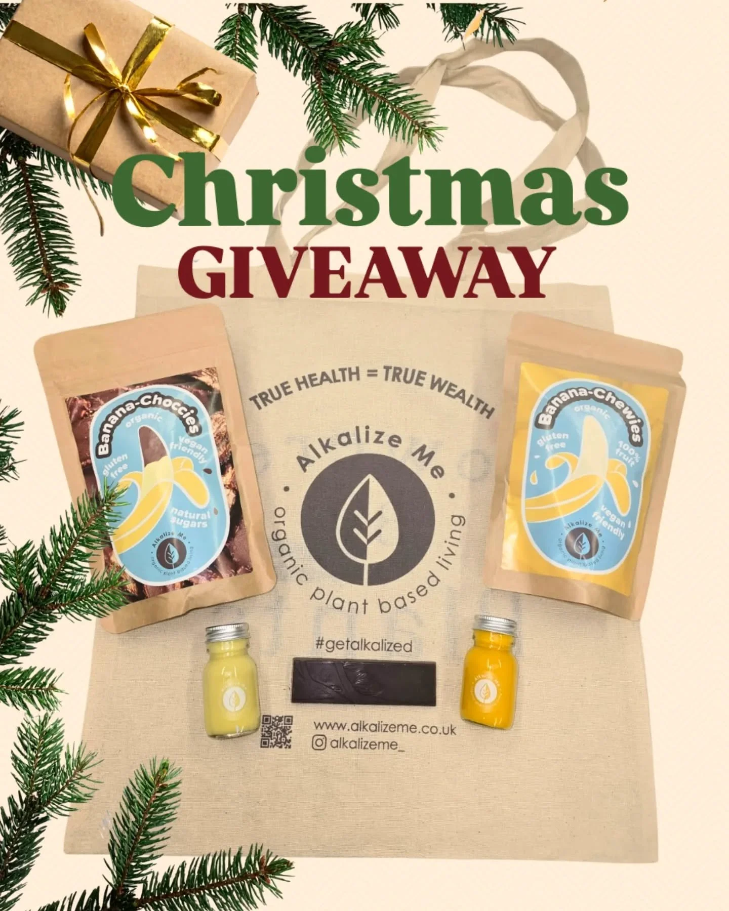 CHRISTMAS GIVEAWAY! 🎁🎄

Because we love to give something back we thought we'd run a little giveaway! So, just in time for Christmas one lucky winner will receive:

💫 A couple of our booster shots (perfect for perking you up after your Christmas p