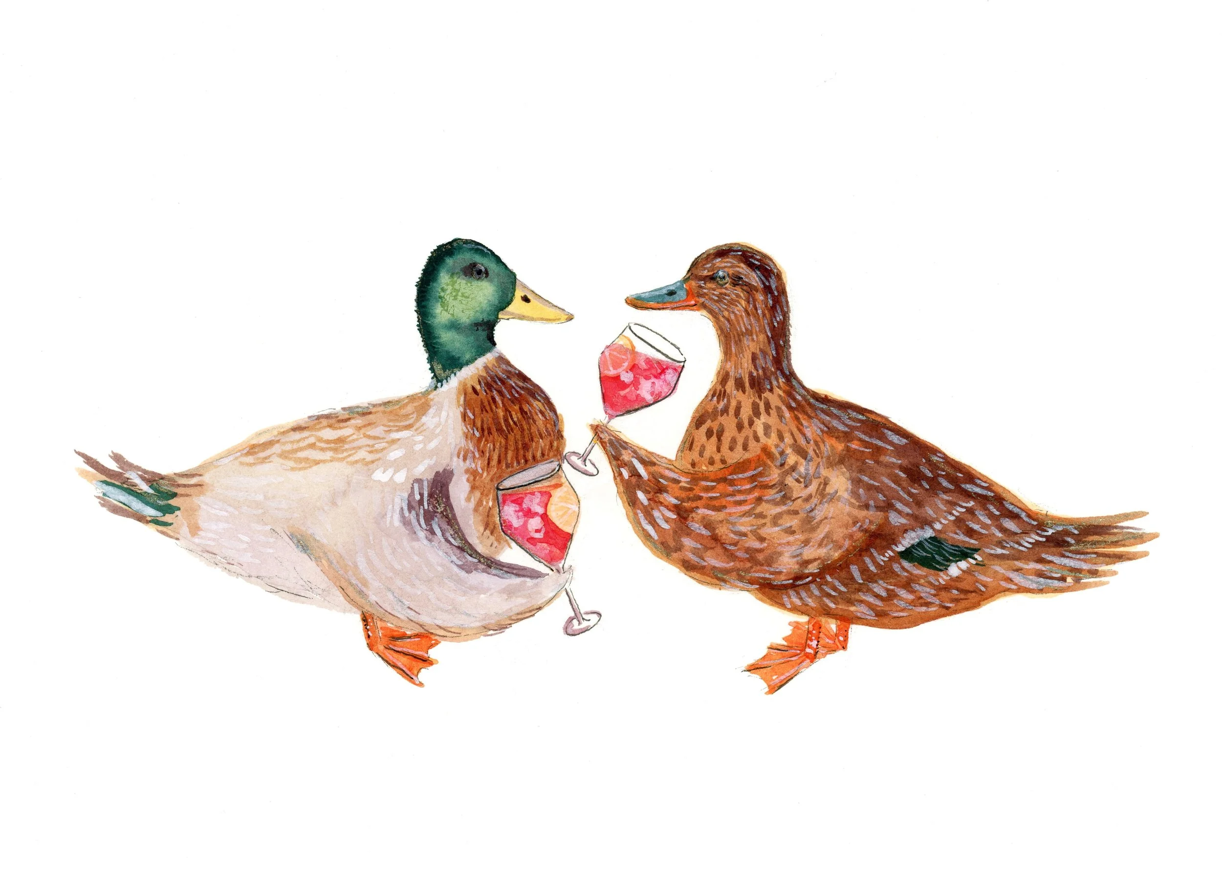 Aperol Spritz Ducks
