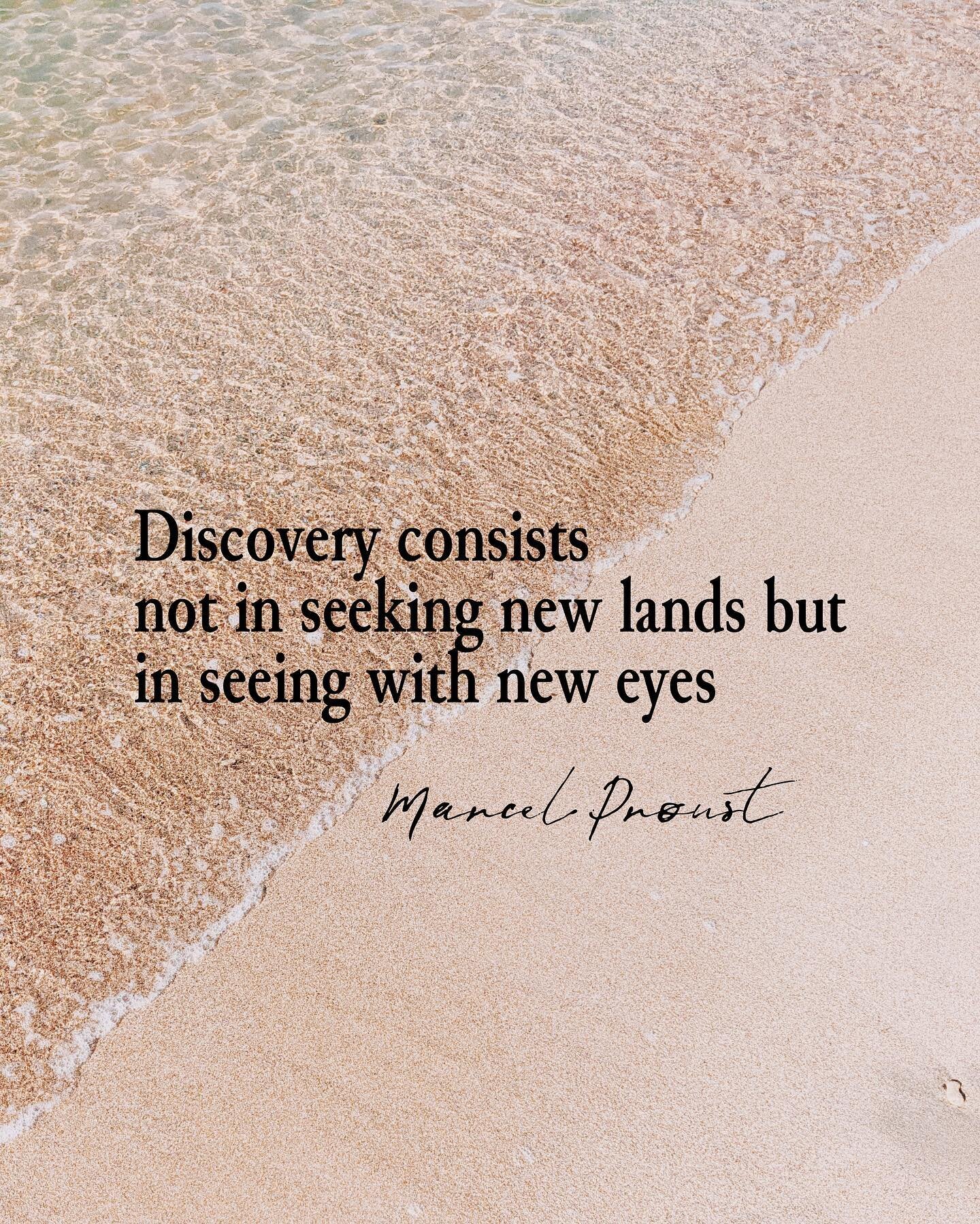 Discovery consists not in seeking new lands but in seeing with new eyes.&rdquo;-Marcel Proust
👀✨ Open your eyes to new creative perspectives with @wordswag

font combos: 
1️⃣ &ldquo;off white&rdquo; + &ldquo;to be honest&rdquo;
2️⃣ &rdquo;stockholm&