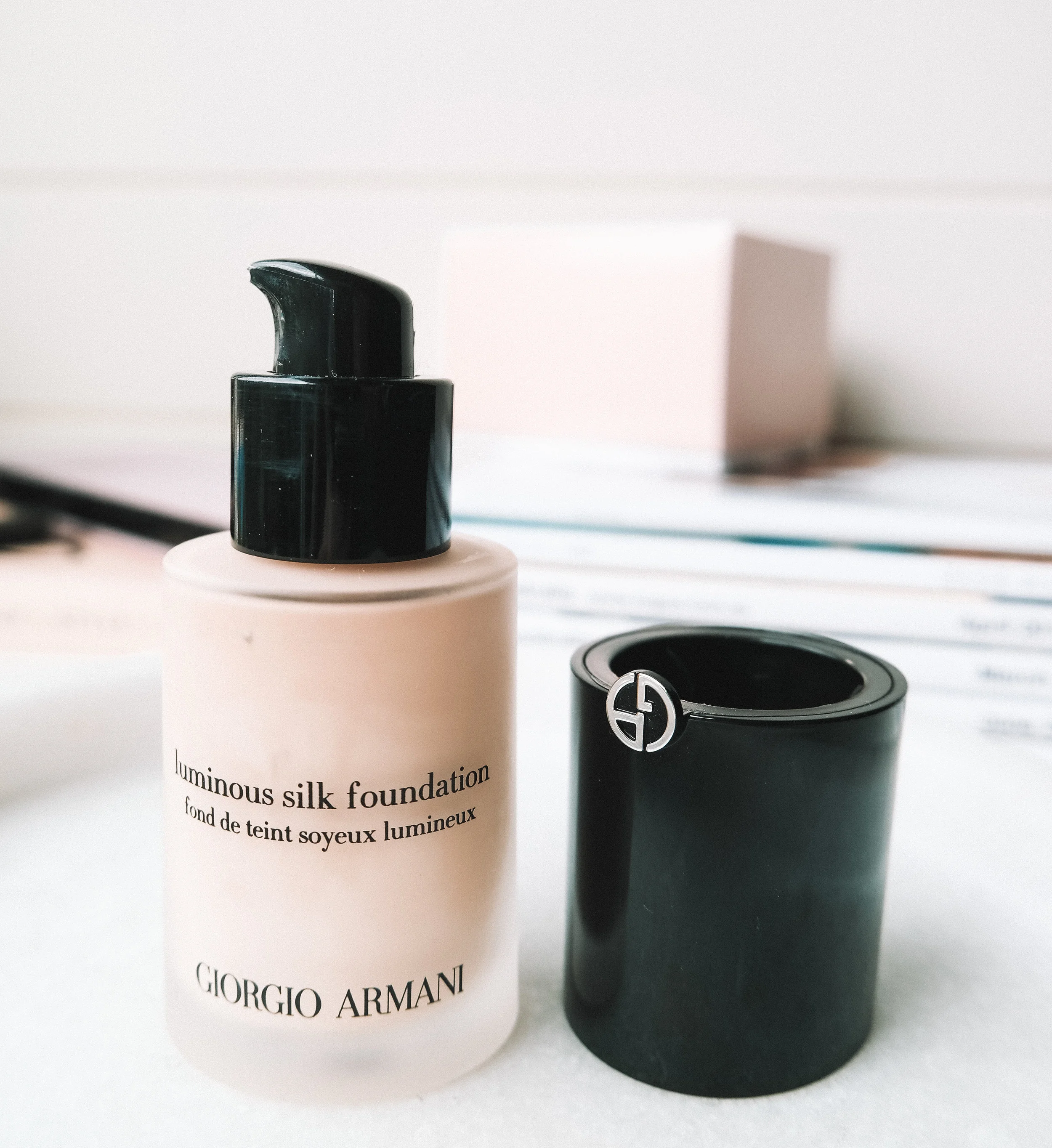 Giorgio armani silk foundation clearance