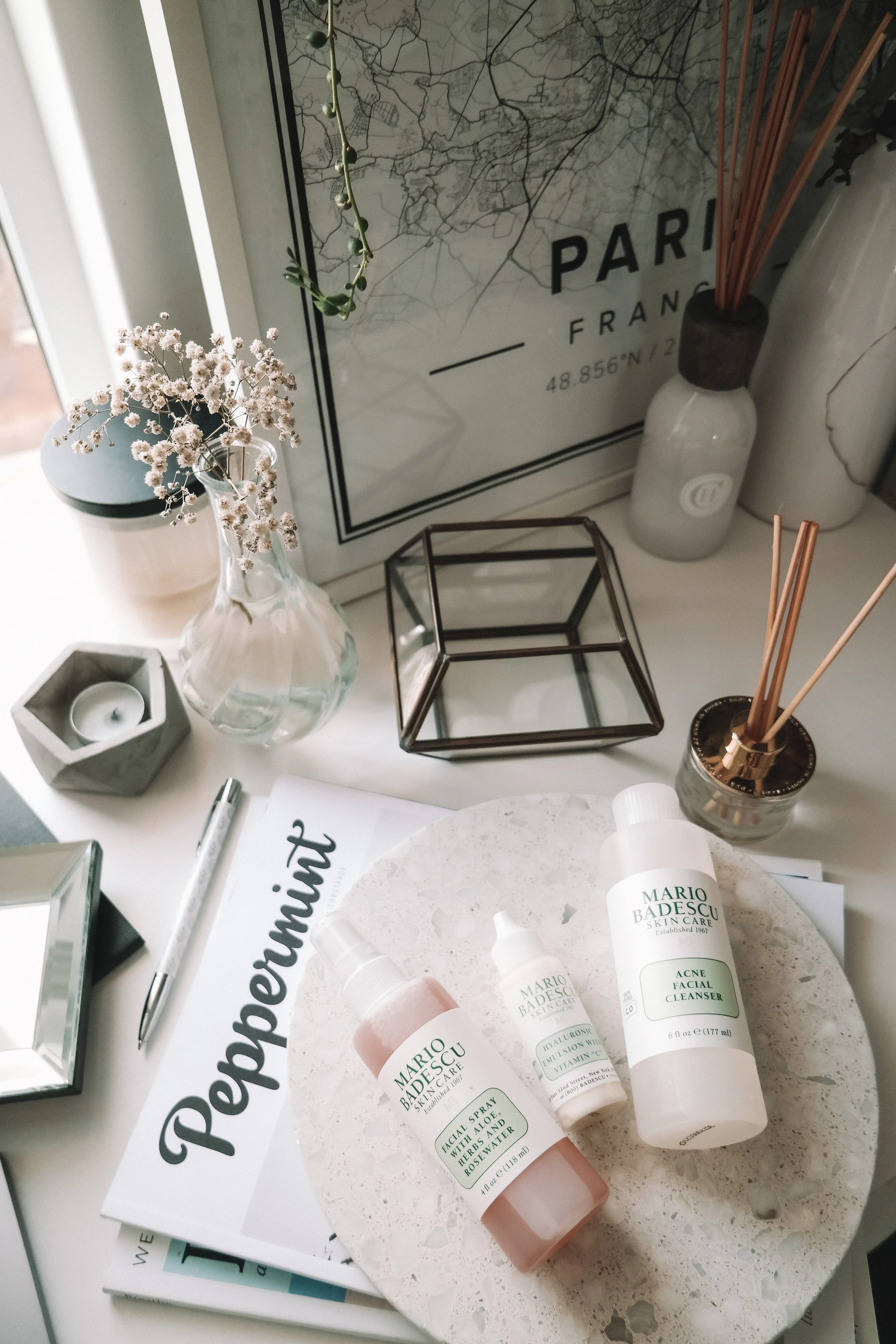 Mario Badescu Review - Rosewater Facial Spray and Acne Wash