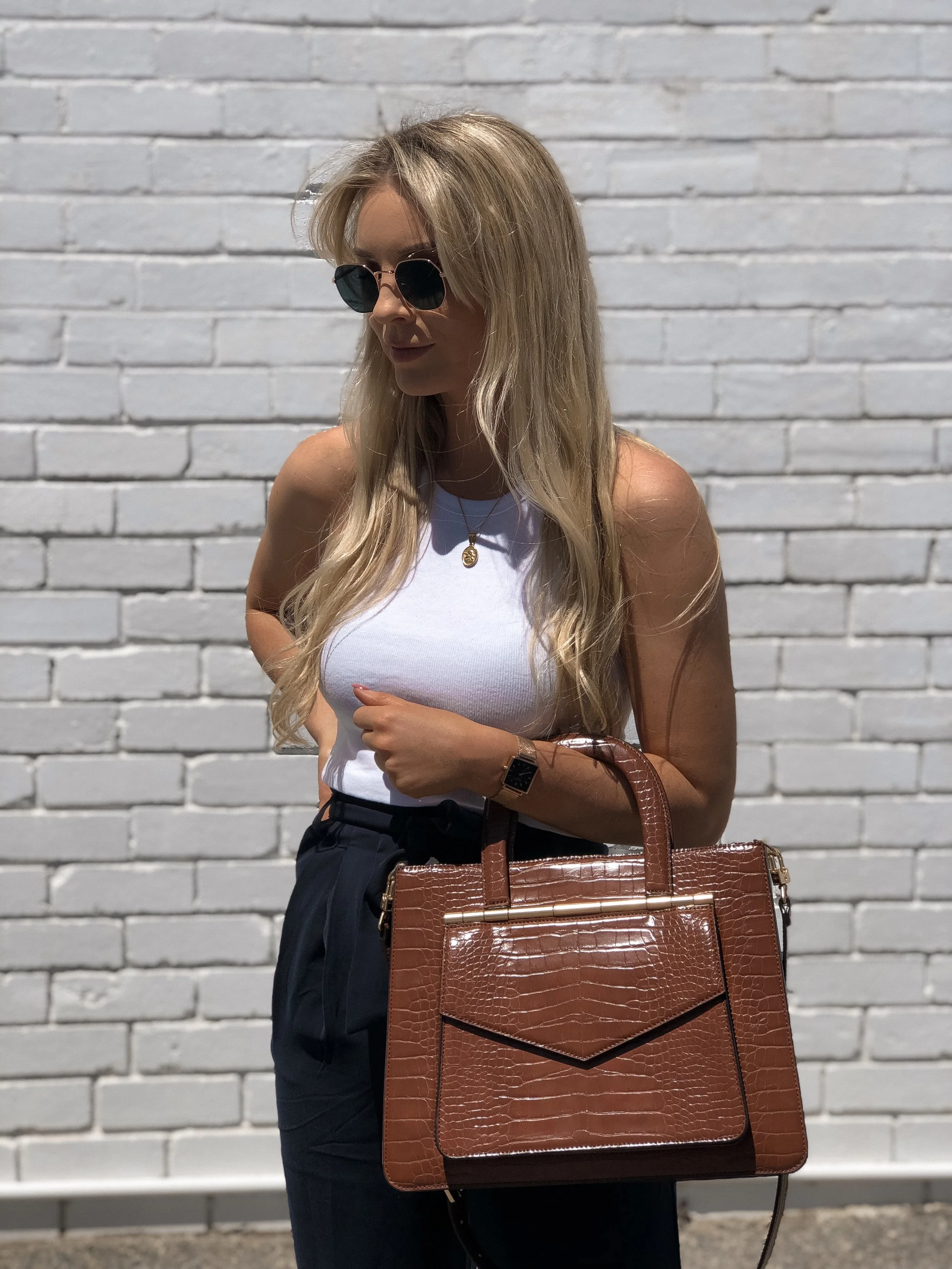 How to Style Croc Print with Charles and Keith 