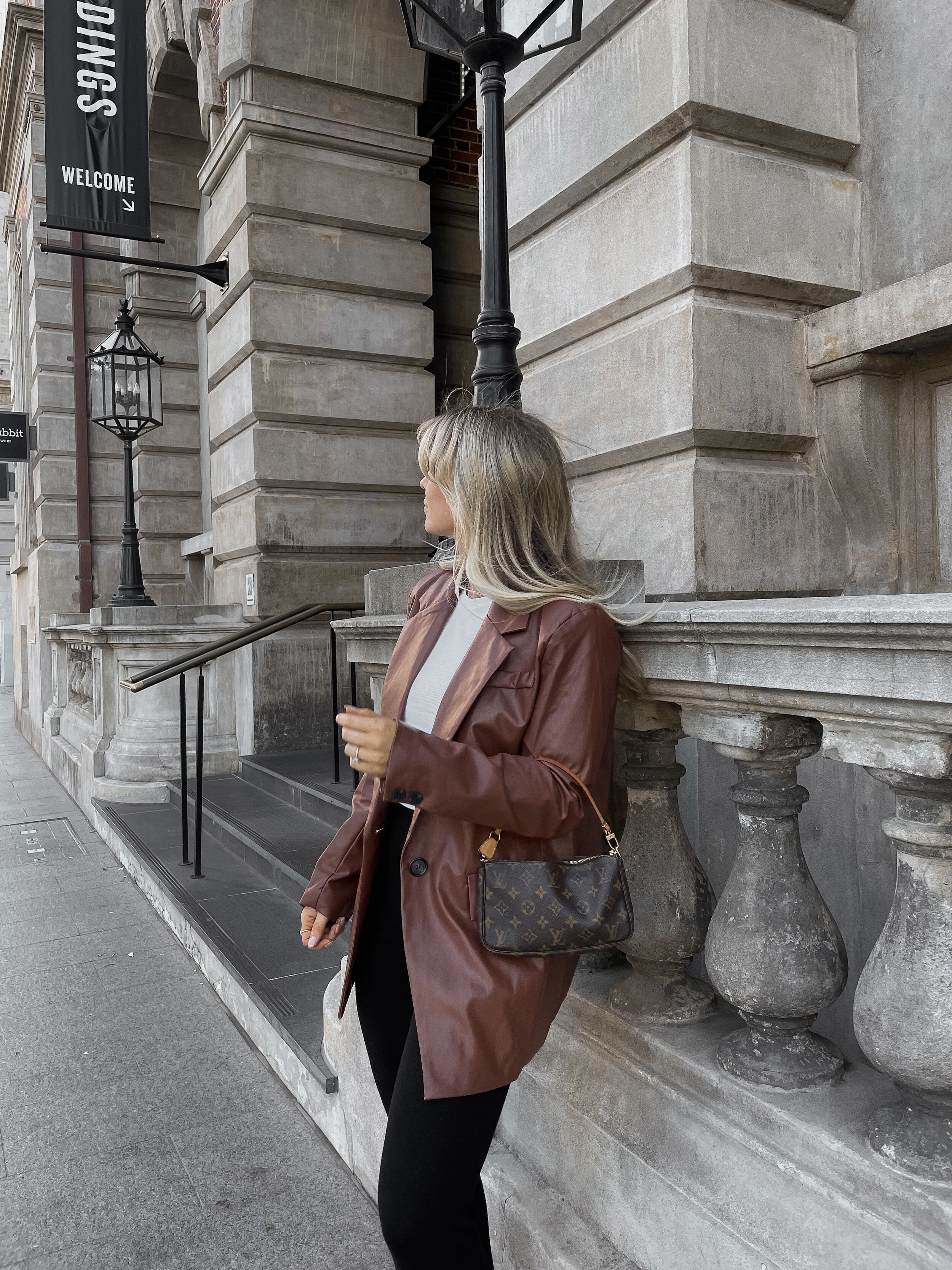 How to Wear Brown - Leather Jacket and Styling Brown Pieces — Izzy Wears  Blog
