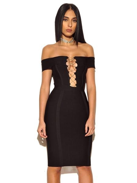 Rosanna Black Bandage Dress