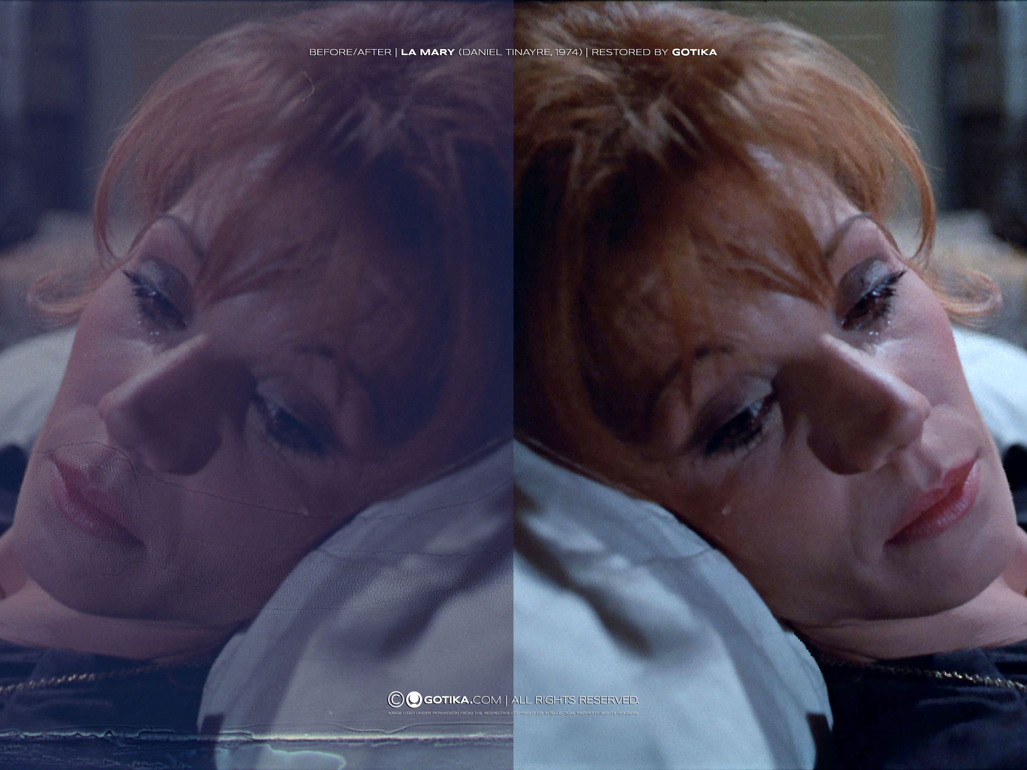 Antes/Después | La Mary (Daniel Tiinayre, 1974) | Restaurada por GOTIKA