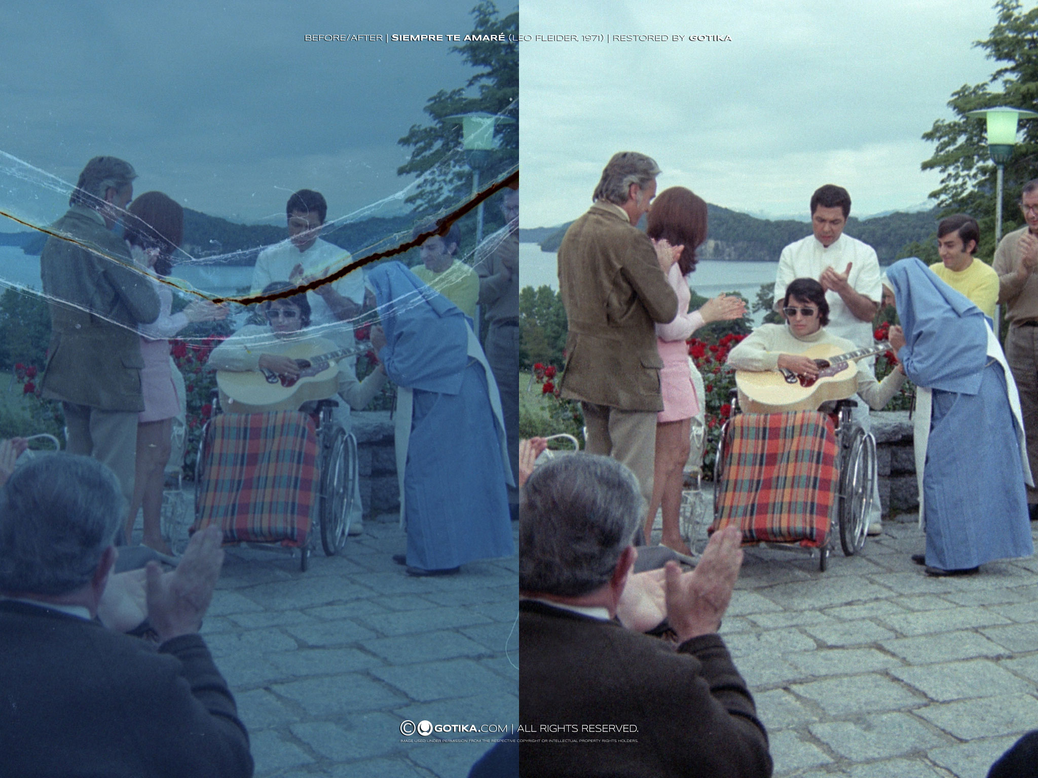 Before/After | Siempre Te Amaré (Leo Fleider, 1971) | Restored by GOTIKA