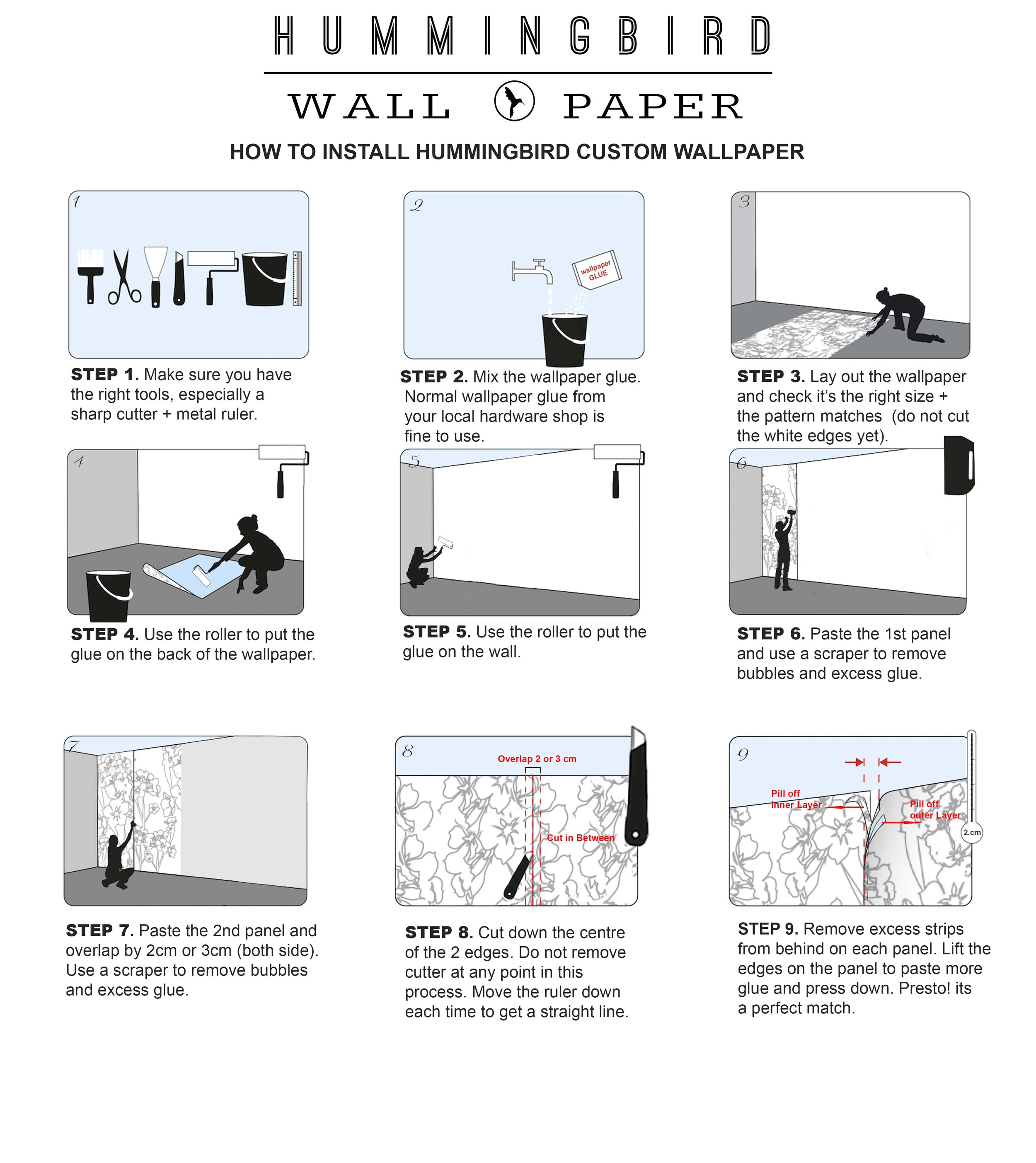 How to Hang Wallpaper, Tips on Installing Wallpaper