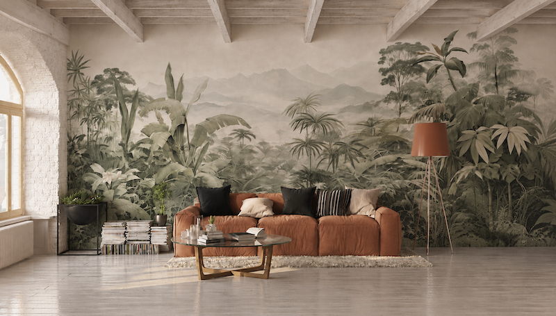 28. Green jungle red sofa.png