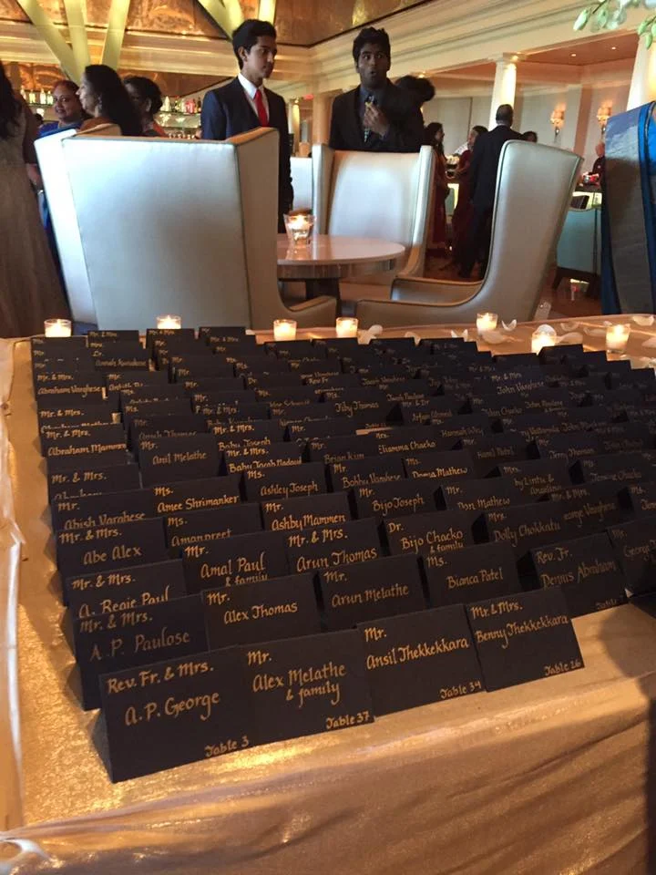 Calligraphy Name Cards