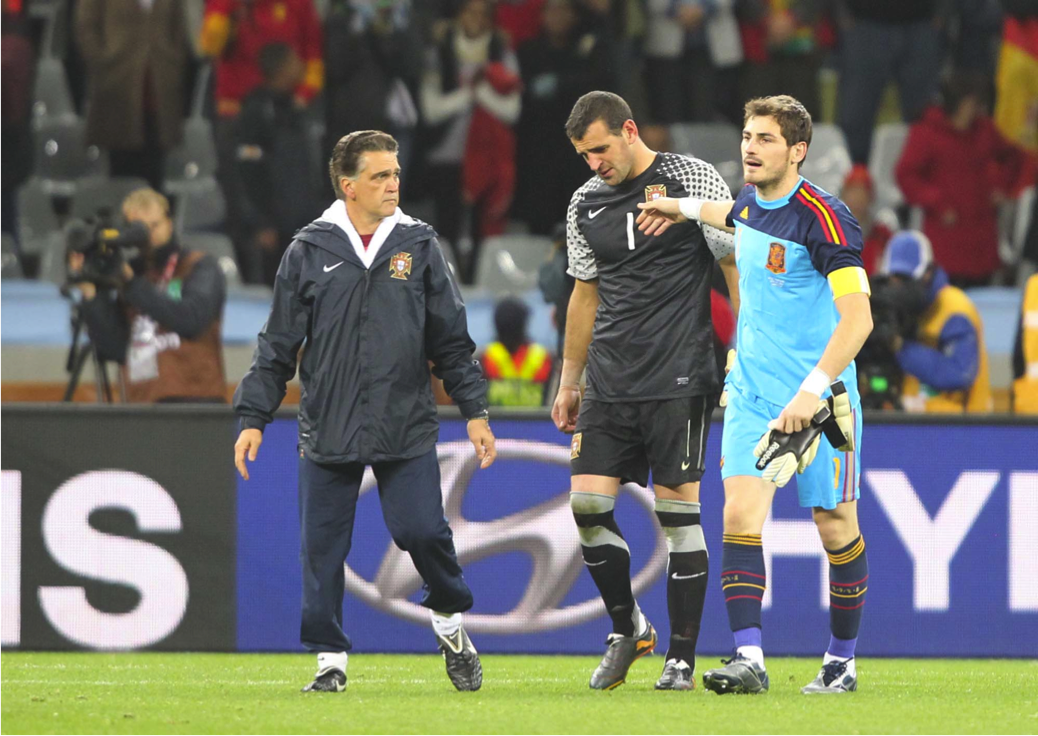 Casillas and Eduardo