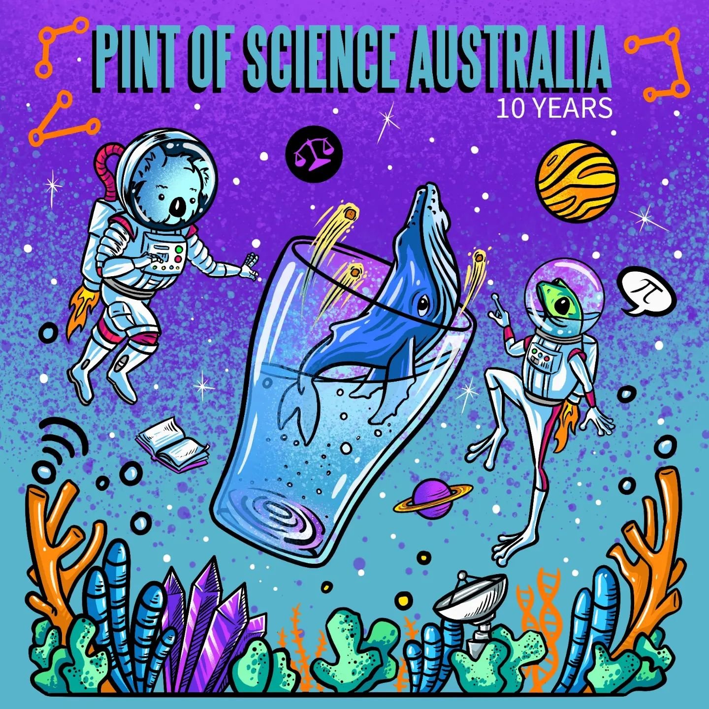 It's that time of year again! Pint of Science is coming to Cairns! And it's we are celebrating 10 years of @pintofscienceau!

Tickets are on sale now and I'm super excited for the line up this year. We have speakers from @jamescookuniversity, @gbrmar