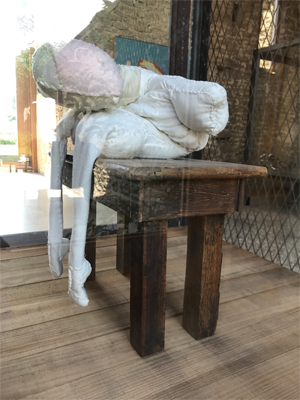 Cell XXII (Portrait) , (steel, fabric, wood and glass) Louise Bourgeois, 2000