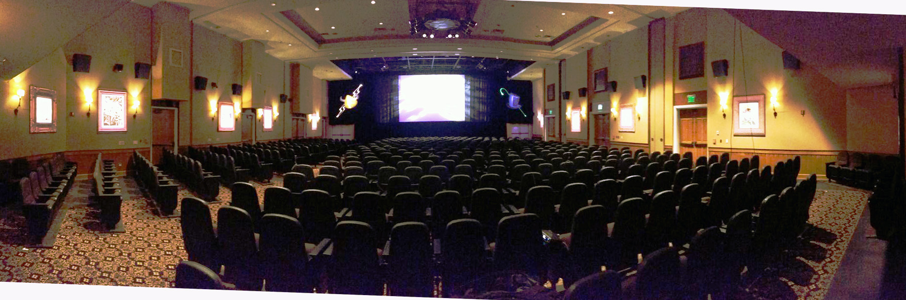 The Chuck Jones Cinema ready for its first screening, new seats in place