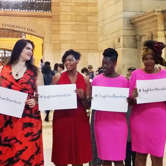 High Heel Freedom: Tall Women represent in Grand Central