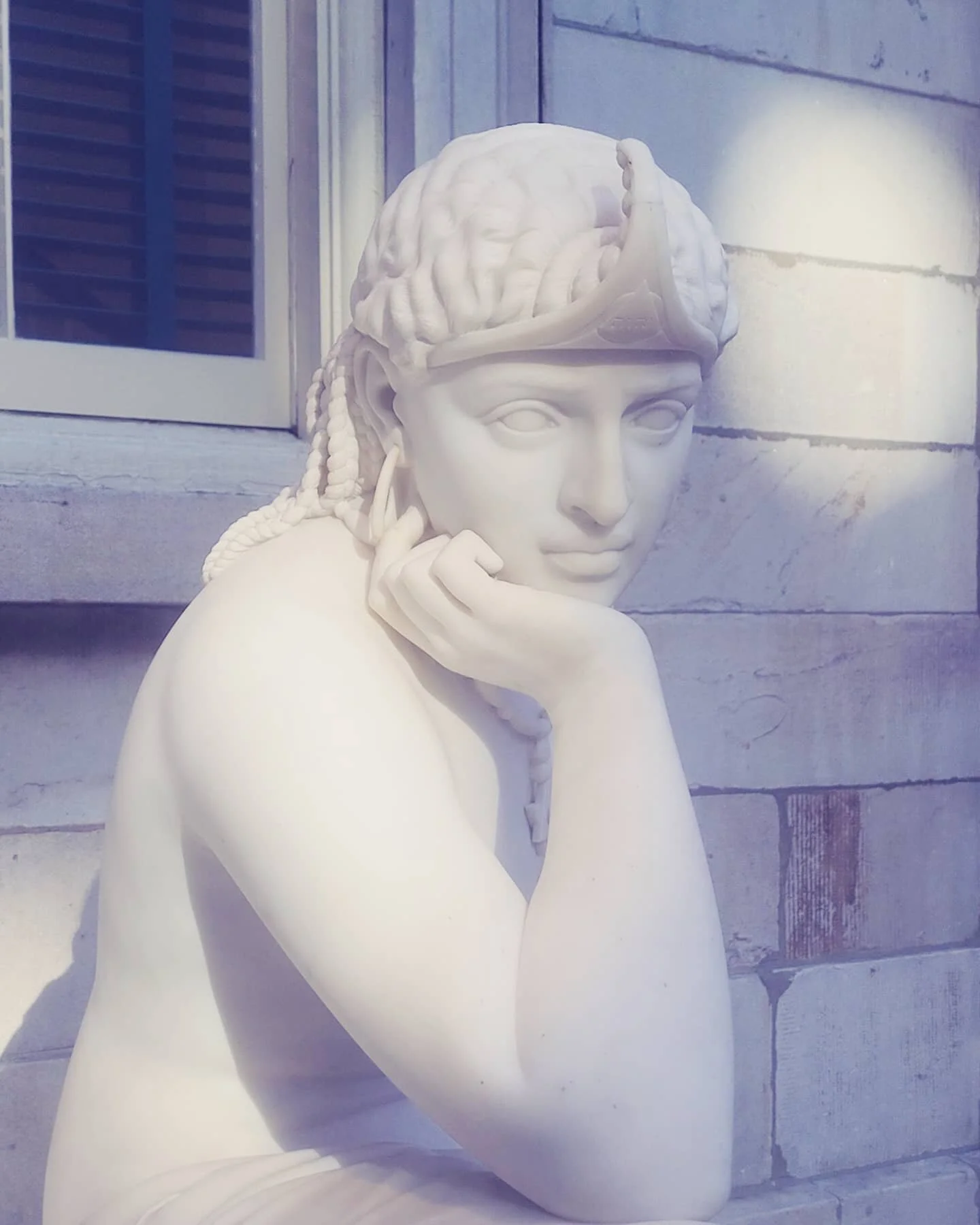 Looking

"The Libyan Sybil" a pre-civil war statue of a prophet foreseeing the slavery of African people

#sculpture #marble #museumvisit