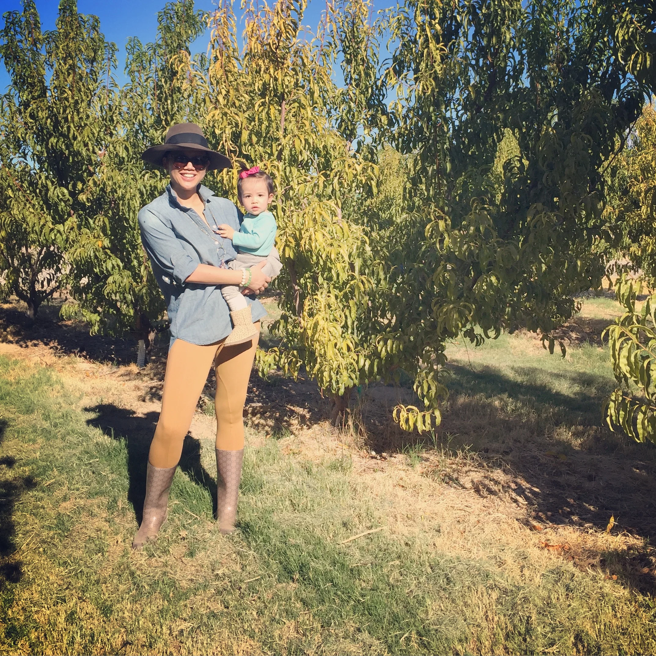 Tina & Pasha enjoying Las Vegas' Gilcrease Orchard