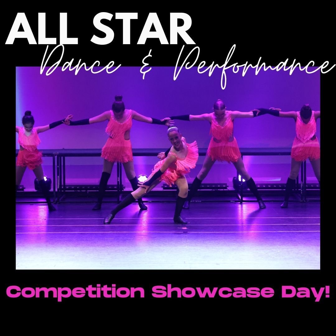 We are so excited to see all our competition routines hit the stage tonight for an #allstarfamily showcase! We love using this showcase as a time to see our routines on the big stage, allow our students to perform them outside the studio walls before