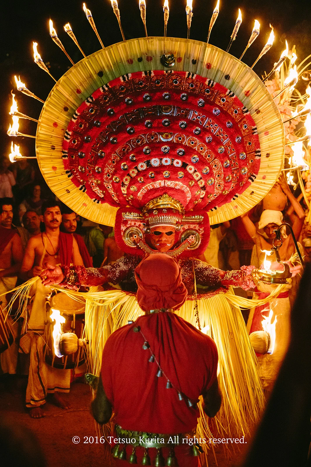 "God" is guiding / Theyyam