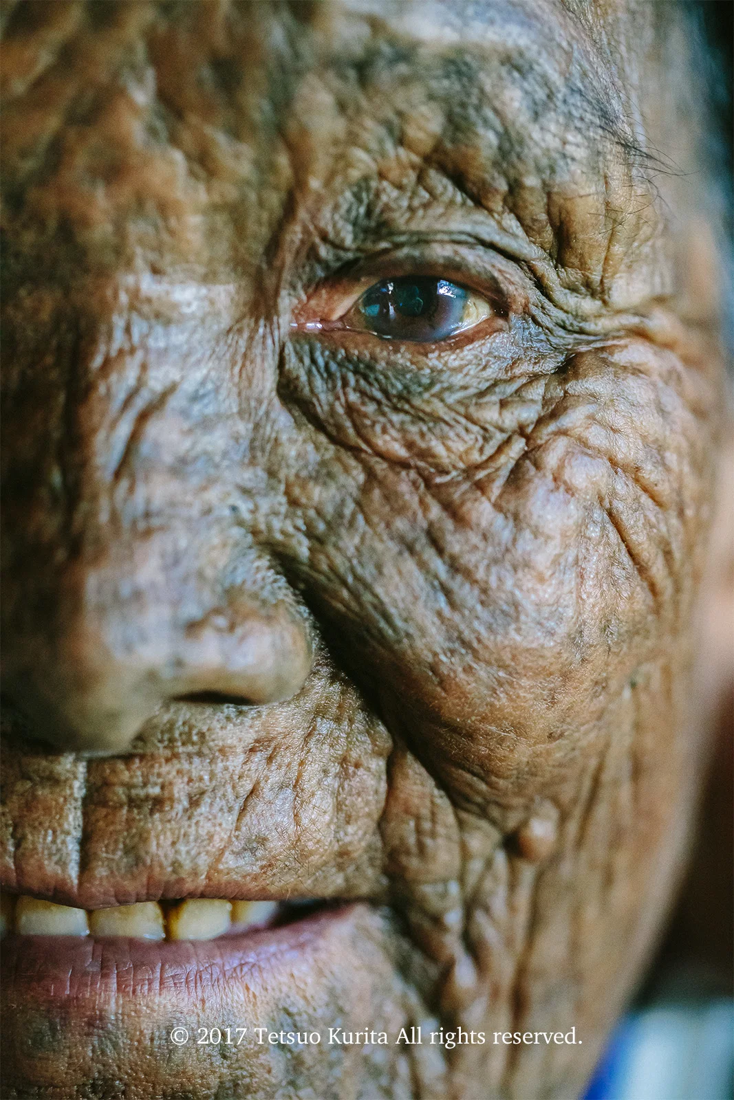 Old woman of Makan-Chin people
