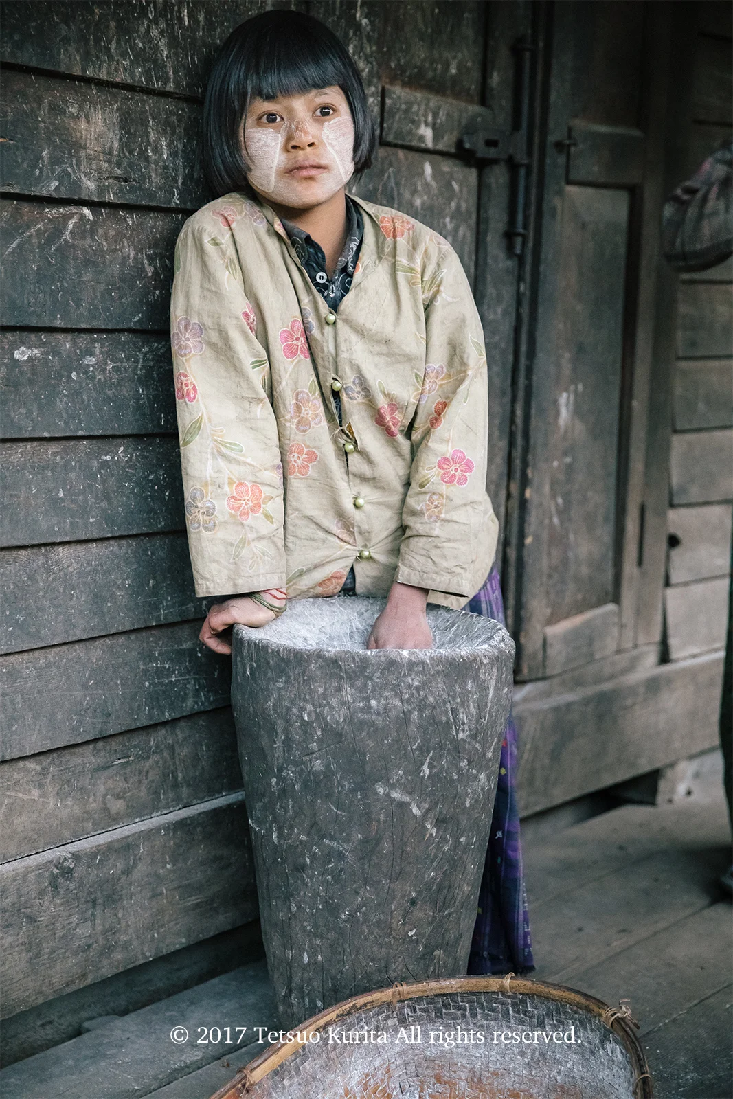 A girl of Chin people