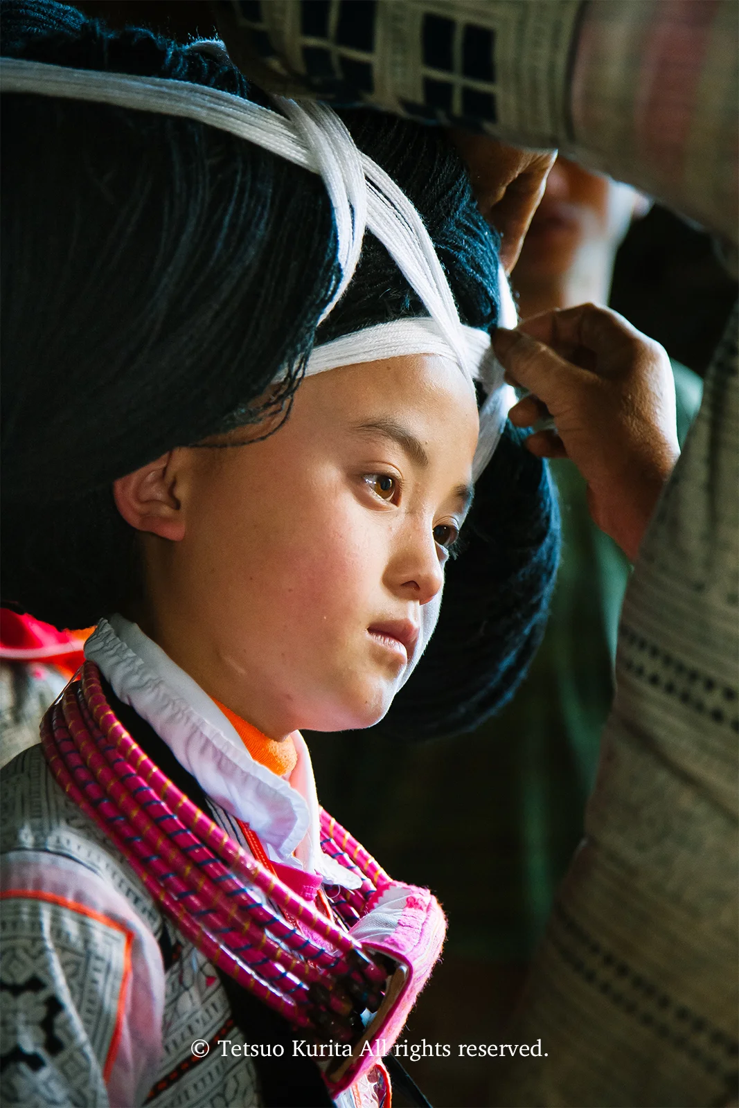 Long-horn Miao girl