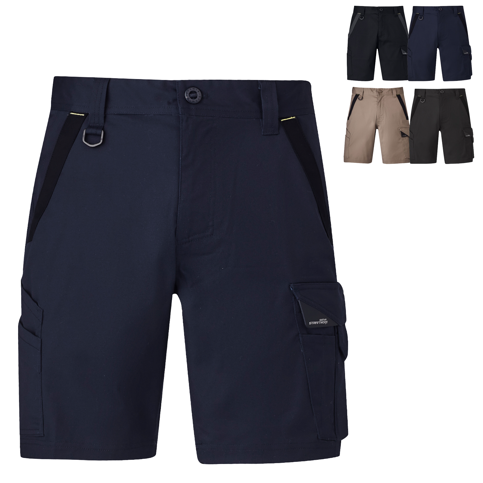 Cargo Shorts ZS156 Syzmik Workwear SunSafe Australia