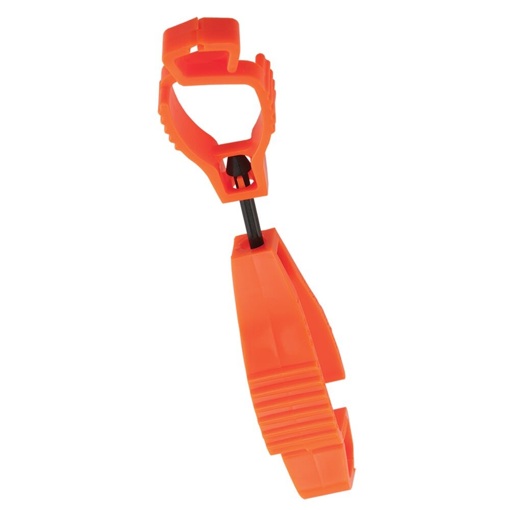 Orange High Visibility Glove Guard Glove Clip Made in the USA