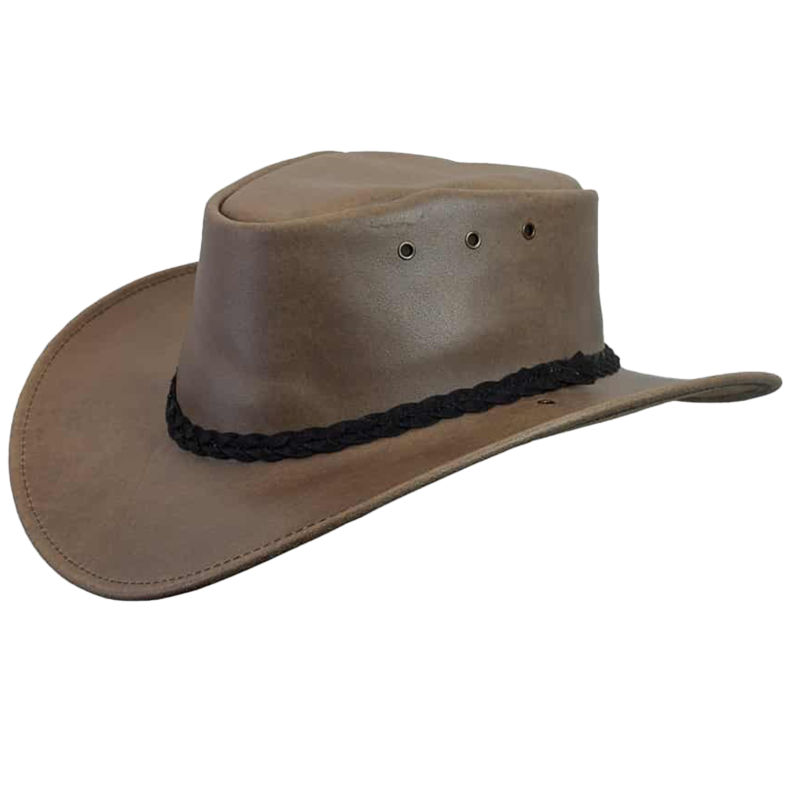 Leather Murray Hat - Newcastle Hats | SunSafe Australia