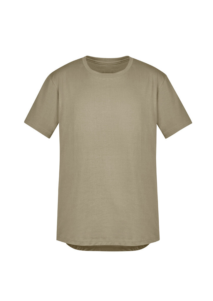 Syzmik_Workwear_ZH135_Mens_Streetworx_Tee_Shirt_UPF_100%_Cotton_Light_Khaki_SunSafe_Australia